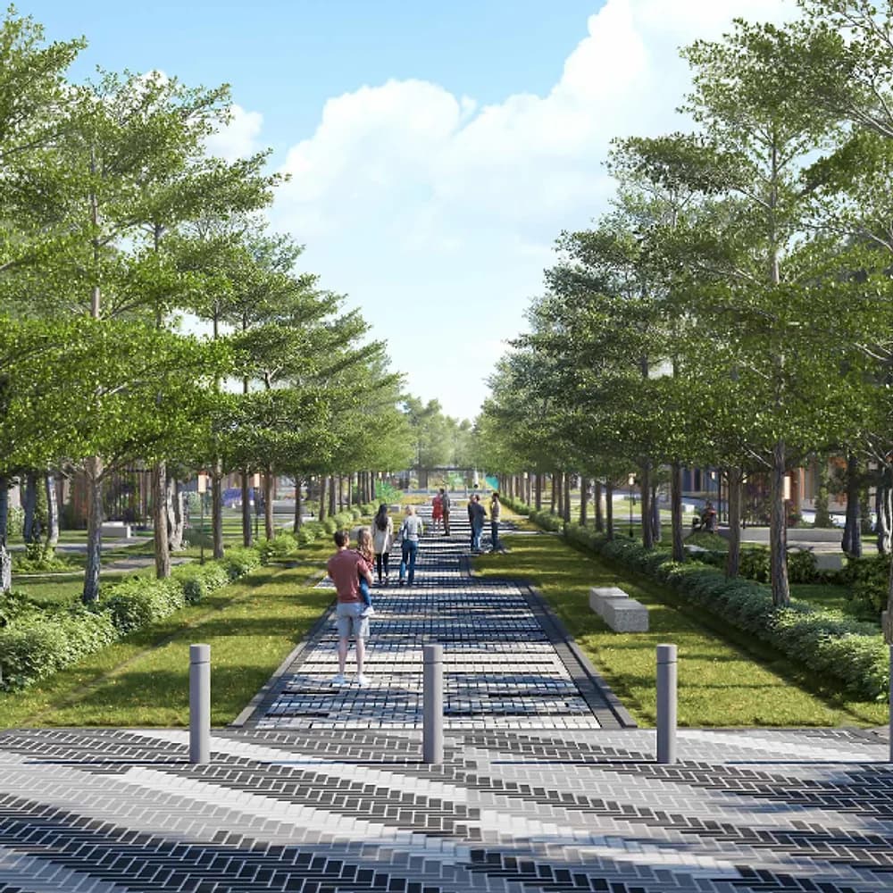 Boulevard & Jogging Track